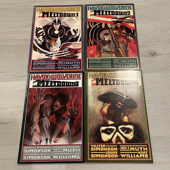 Wolverine comics. “Bloodlust” one-shot and Havok & Wolverine “Meltdown” series - Picture 3 of 8